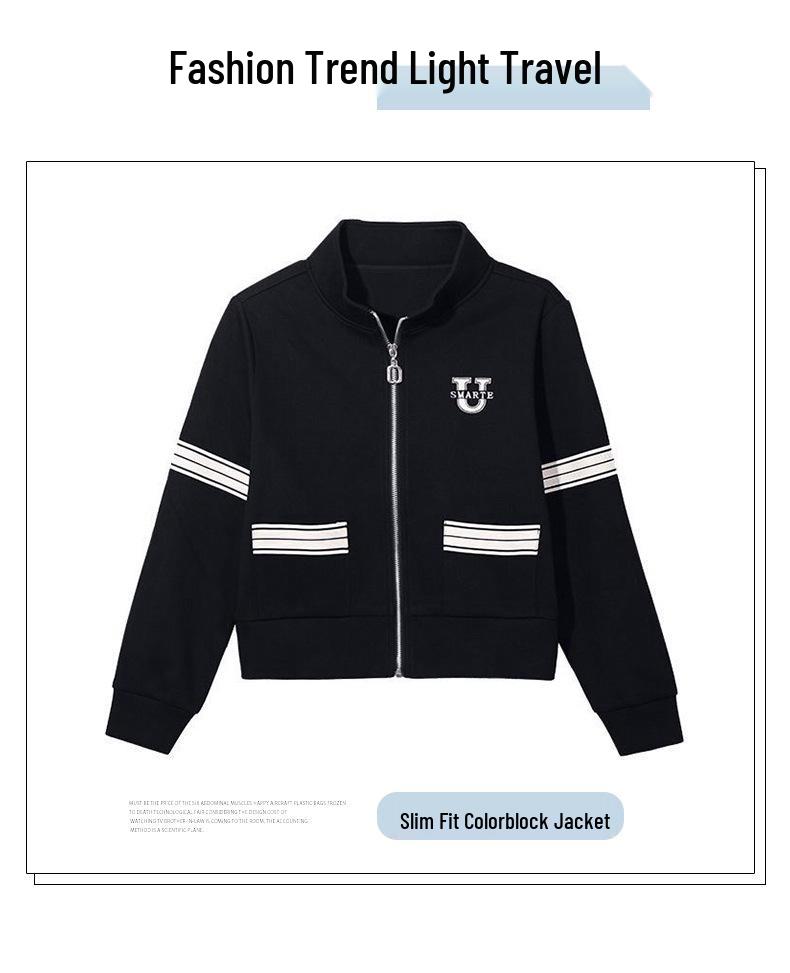 Women's Stylish Petite Cardigan Hoodie Jacket - Spring/Autumn 2025 Fashion