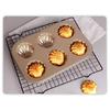6/12 Cavity Baking Mold Nonstick Coating Carbon Steel Shell Shape Madeleine Tray Pan Even Heat Distribution Bakeware