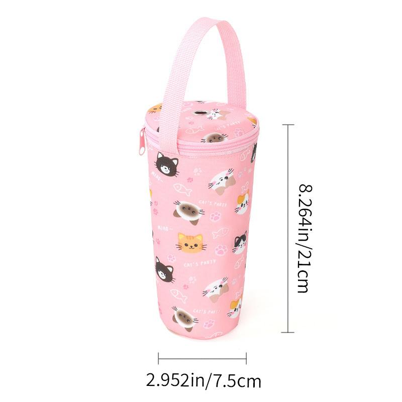 

Creative Handheld Water Bottle Bag, Insulated Water Bottle Pocket, Cute Outdoor Milk Tea & Coffee Cup Sleeve