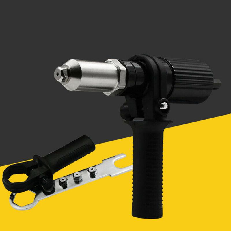 Riveting Tool Drill Adapter Set for  Aluminum Steel Stainless Steel Nuts Rivet