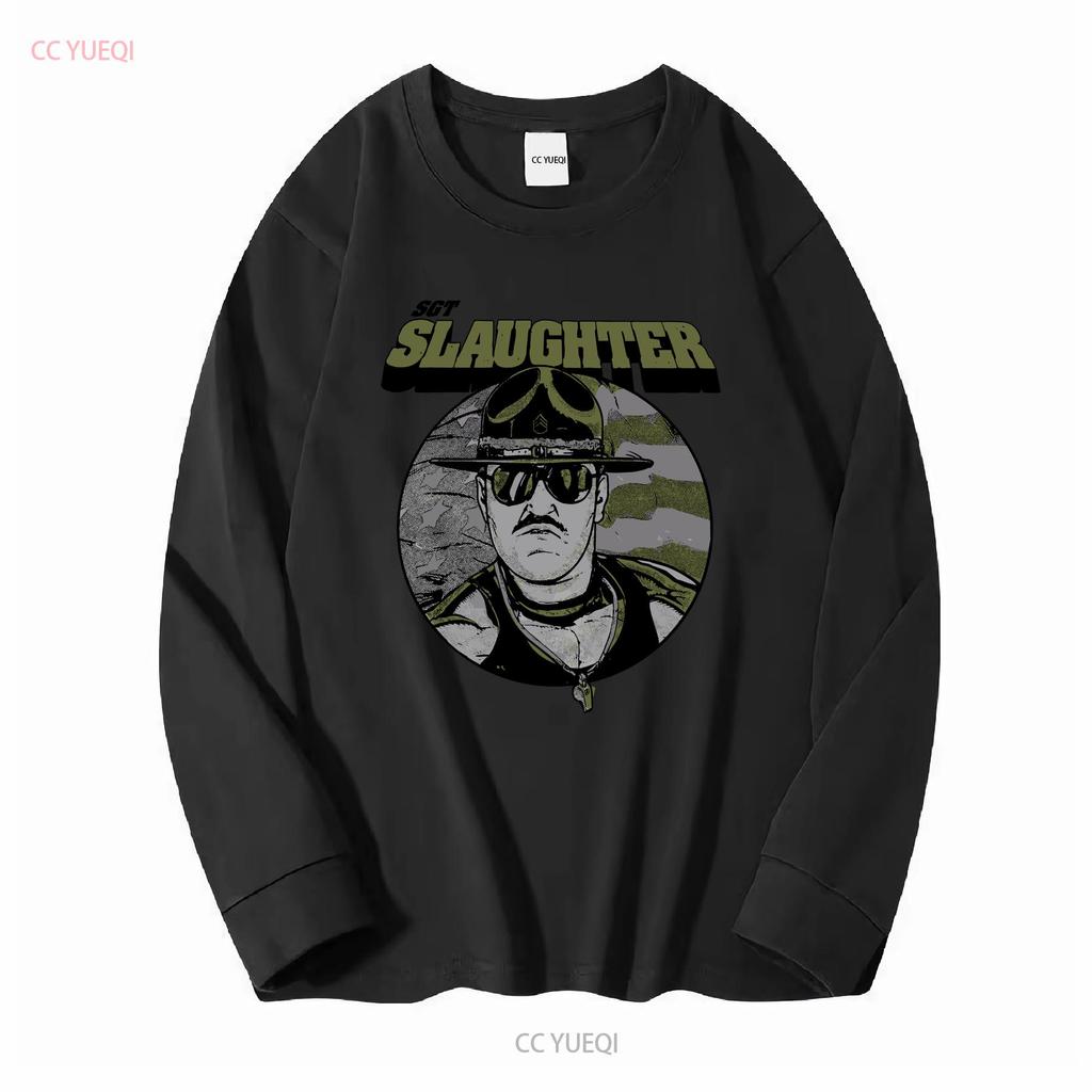 Sgt Slaughter Declare T Shirt S 5XL Vintage Washed Breathable Comfortable Versatile Soft Fashion Slightly Graphic Casual