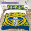 Leeds United Vzorované povlečení Sada přikrývky Potah na přikrývku Povlak na polštář Domácí dekorace Dárek k narozeninám (1 * povlak na peřinu + 2 * povlak na polštář bez jádra)67