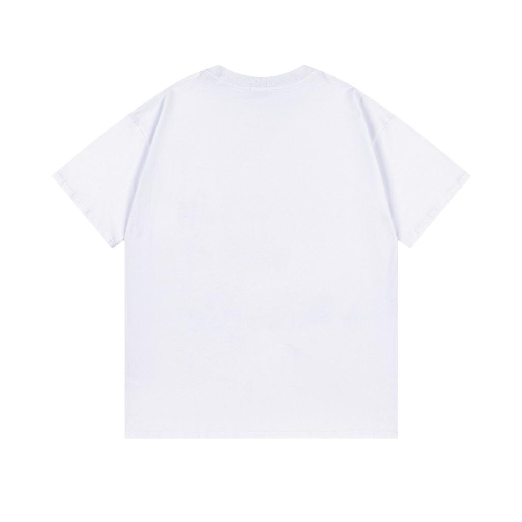 Off-White 2025 Spring/Summer New Large Letter Printed Pattern Round Neck Hooded Short Sleeved Men's and Women's T-shirts