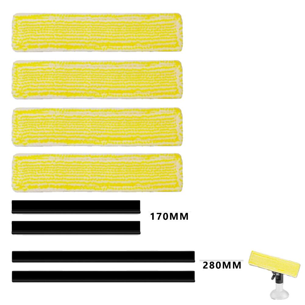 Cloth Mop Cover and Brush Set for Karcher SC1-SC5 Steam Cleaners