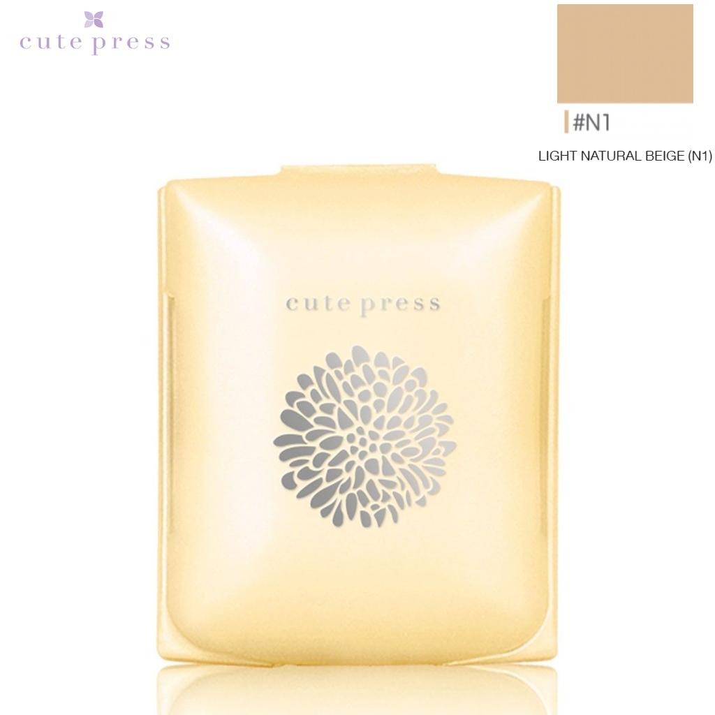 Cute Press Evory Perfect Skin Plus с витамином Е, сменный блок для тональной основы, 13 г. - тайский N1 Light Natural Beige