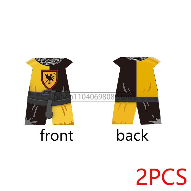Medieval Castle Soldier Military Accessory Building Blocks Dragon Black Eagle Knight Figures Shield Spear Armor Army Bricks Toy