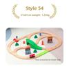 All Kinds of Wooden Track Set Wooden Railway Train Tracks Compatible with All Brands Wood Tracks Train Toys for Kids Gifts