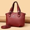 New Women's Bag Handbag Fashion Mother's Food Basket Bag Simple Korean Style Trendy One-shoulder Crossbody Bag Large Capacity
