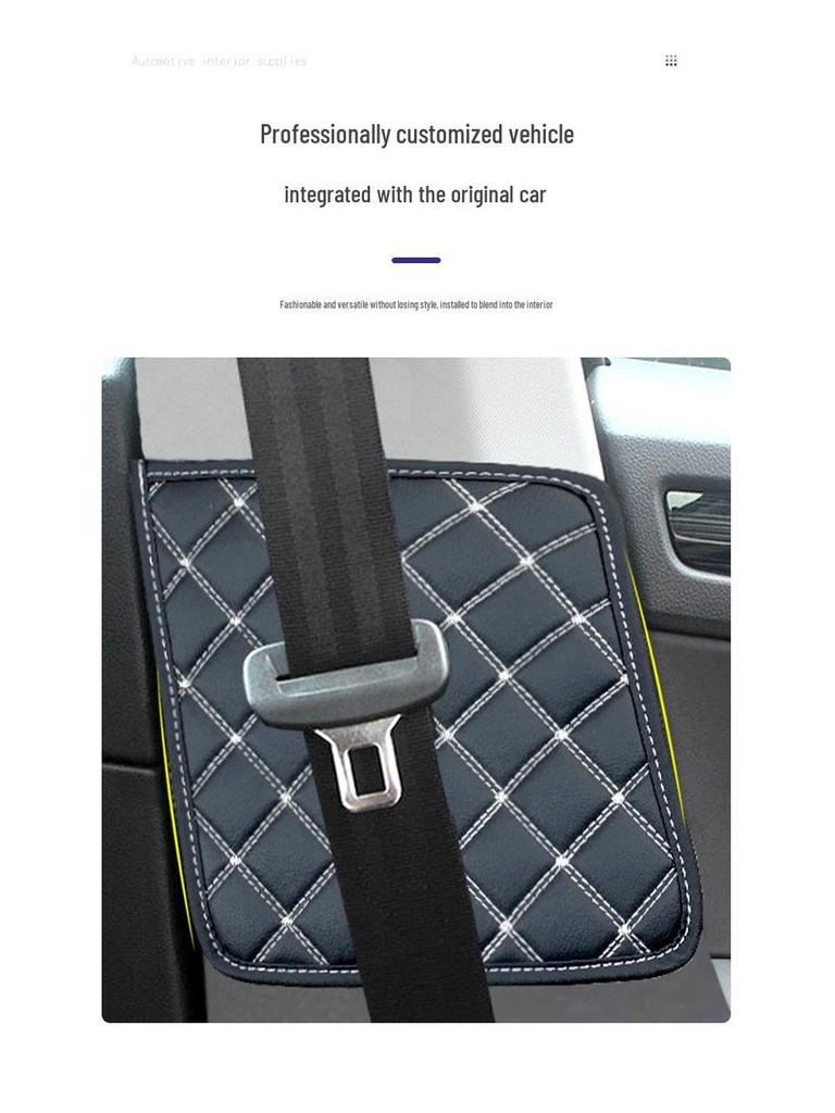 Skoda Kodiaq Seat Belt Pads - Anti-Scratch Car Interior Accessories