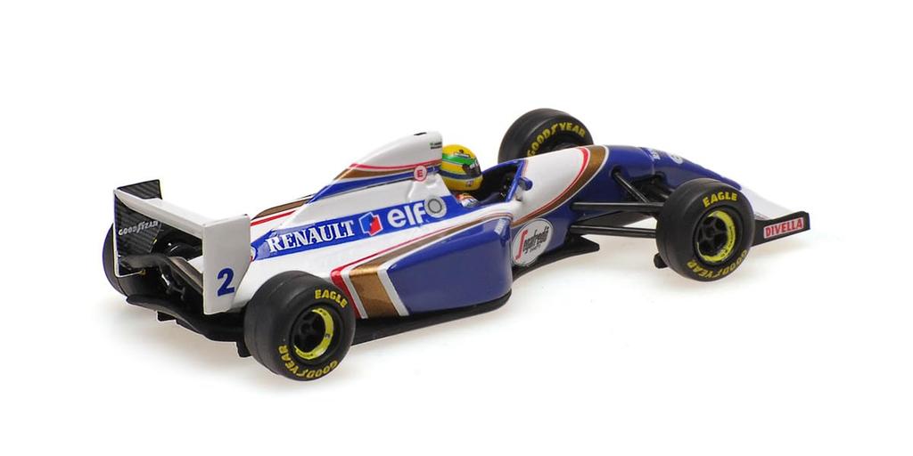 Model Art MINICHAMPS Williams Renault FW16 Ayrton Senna Brazilian GP 1994 Finished Model 540946402 Paul's 1/64