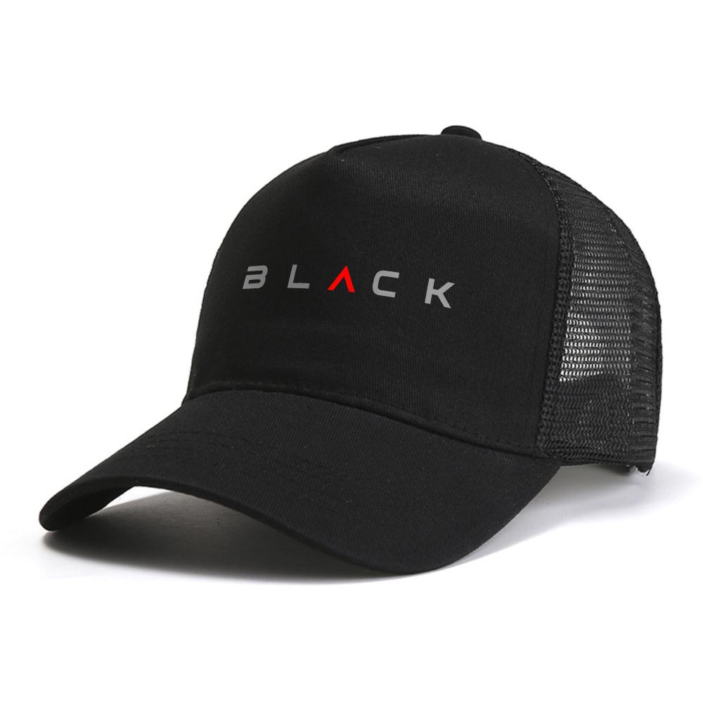 New Men's Casual Sports Black Letter Print baseball cap fashion casual outdoor mesh sun hat Breathable cool snapback hats