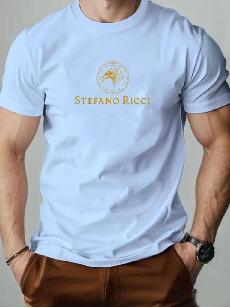 Tricou bumbac bărbați cap de vultur vară gât rotund mânecă scurtă grafic respirabil modă casual Tricou