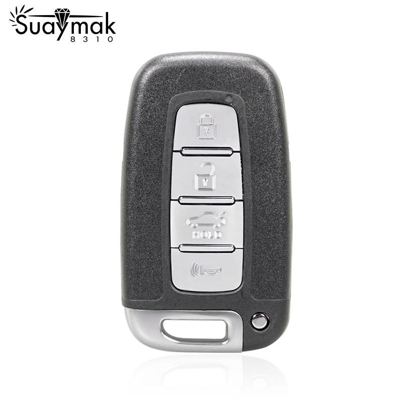 

4-кнопочный дистанционный ключ для Hyundai I30 I45 Ix35 Genesis Equus Veloster Tucson Sonata Elantra/433 МГц/ID46 чип 7952 чёрный
