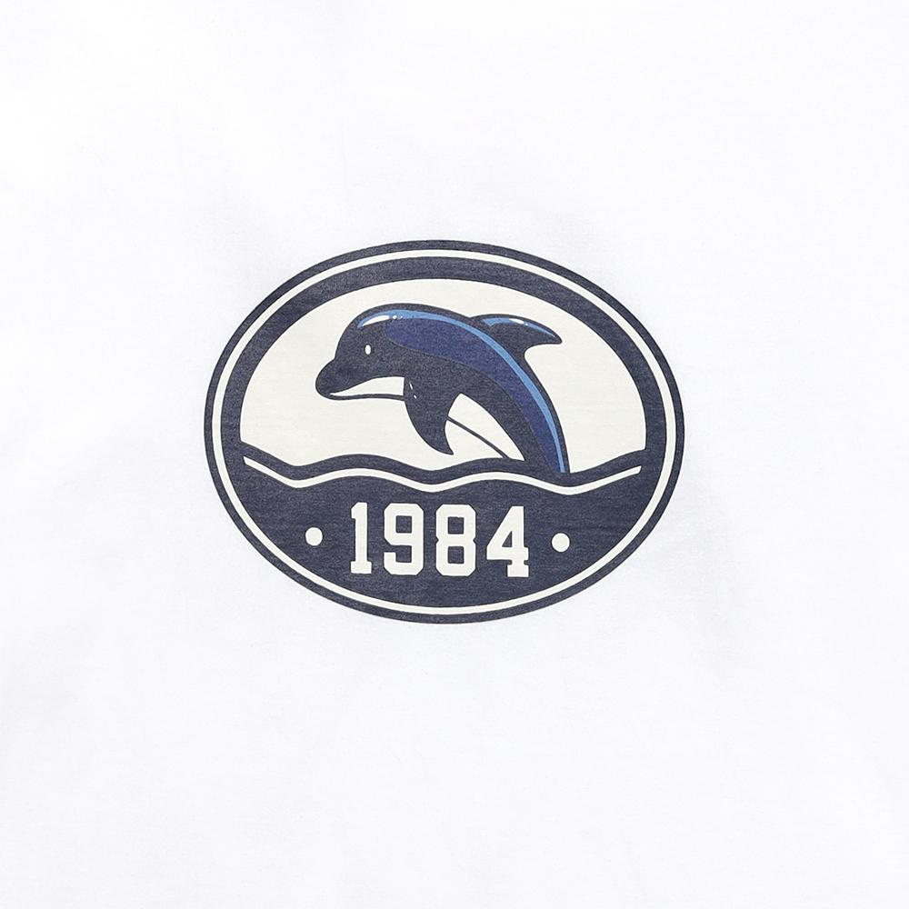 DOLPHIN WAVE APPAREL Dolphin Oval Graphic T-Shirt