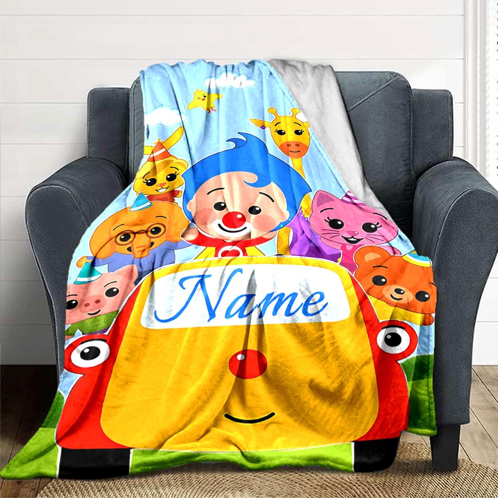 Custom Name Vampirina's Halloween Adventure Blanket for Couch & Bed, Plush Cozy Fuzzy Blanket Super Soft & Warm Blankets for Fall and Winter. 0908124