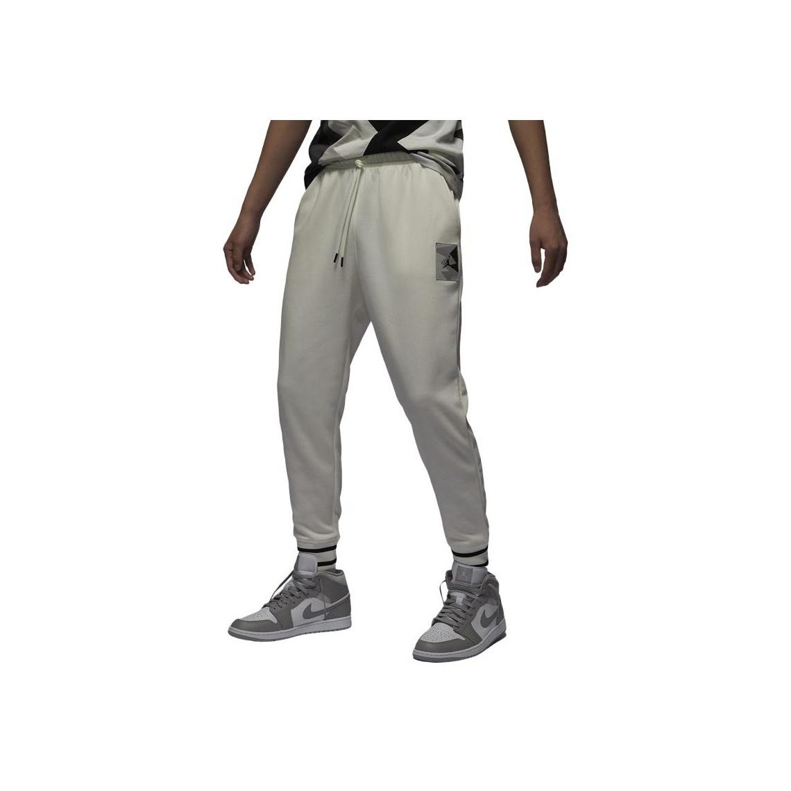 

Jordan Флисовые спортивные штаны с вышивкой логотипа, мужские штаны, серые FD7859-133 L