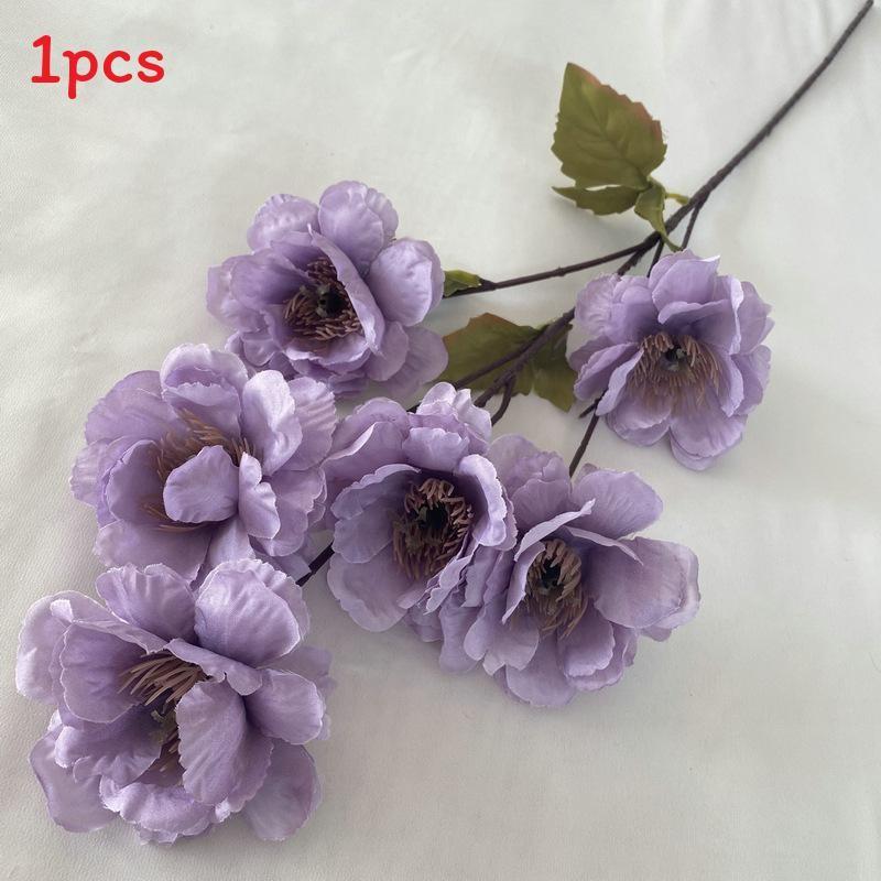 Realistic Purple Silk Wedding Flowers For Ceiling Decor Home Office Arrangement