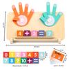 Kids Montessori Toys Wooden Finger Numbers Math Toy Children Counting Early Learning Educational Toys Toddlers Intelligence Game