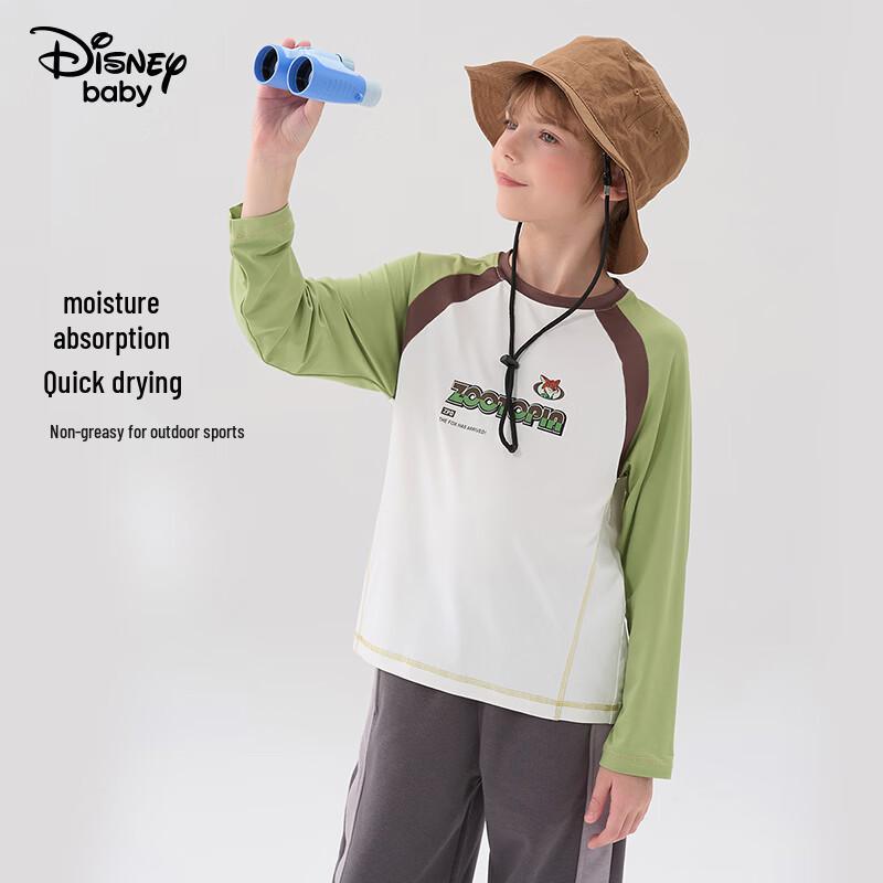 Детская унисекс футболка с длинным рукавом Disney, быстросохнущая 140