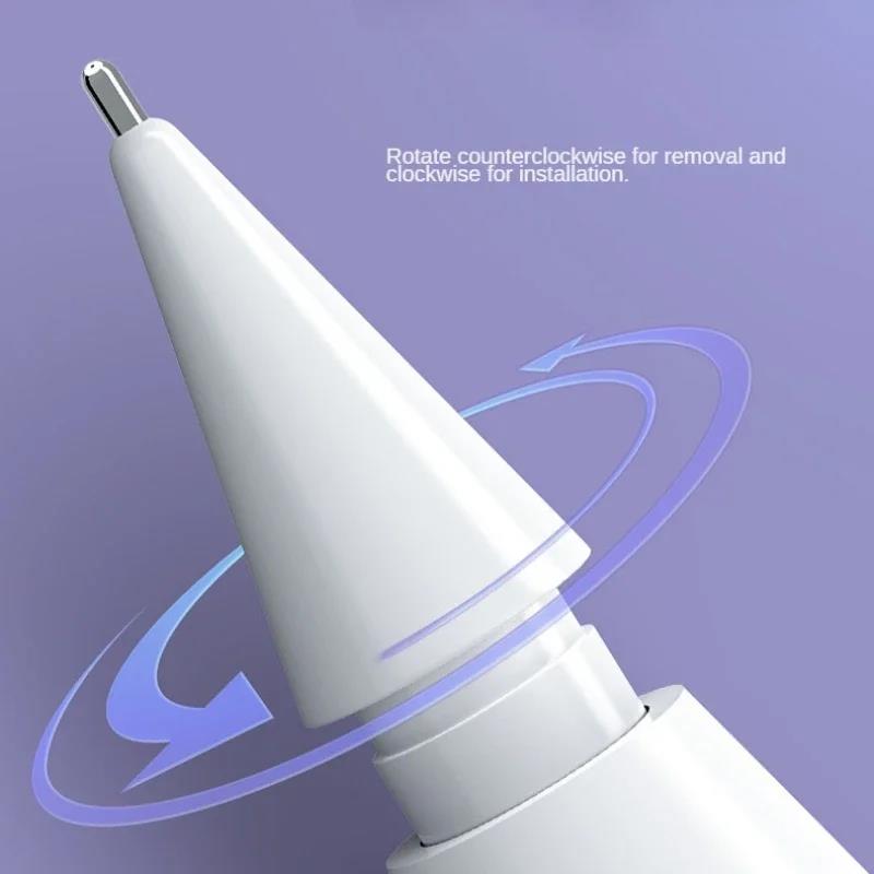 Replaceable Pencil Tips For Apple Pencil 1 2 3 Soft Silicone Protective Cap Touch Screen Stylus Pen Nibs For IPencil 1st 2nd Gen
