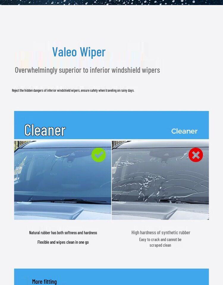 Valeo Wiper Blades for Honda Fit, Civic, Odyssey, Accord, CRV, Vezel, XRV, and Spirior
