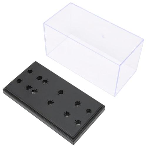 KIMISS Phono Shell Case, Record Player Stylus Holder, Premium Headshell Storage Box, Stylus Protection Display Case for Audio Equipment Accessories, L