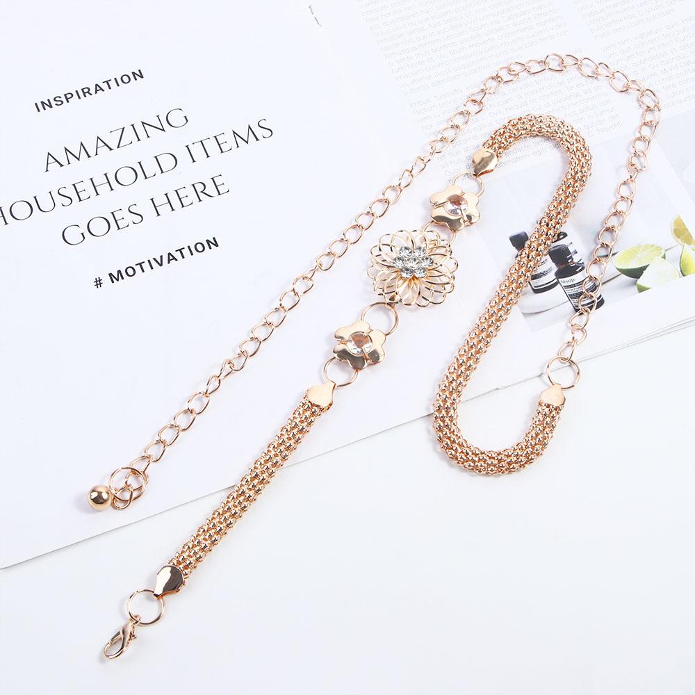 Elegant Luxury Statement Waist Chain Women Waistband Fashion Jewelry Body Chain Belts