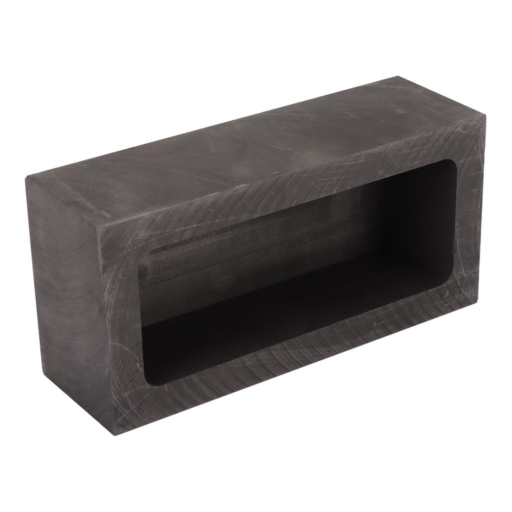 Graphite Ingot Mold High Purity Rectangular Melting Refining Graphite Crucible for Gold Silver
