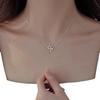 925 Sterling Silver Star Necklace - 2024 Trendy Light Luxury Clavicle Chain for Women