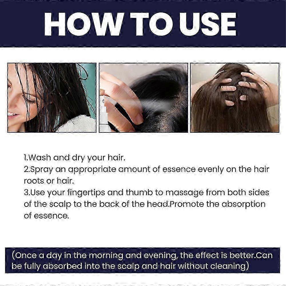 3Pcs Hair Growth Serum Spray For Women & Men Hair Growth Scalp Treatment