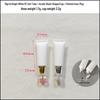 In Stock 10g Eye Cream Empty Tube - Milky White Refillable Skincare Cosmetics Packaging 