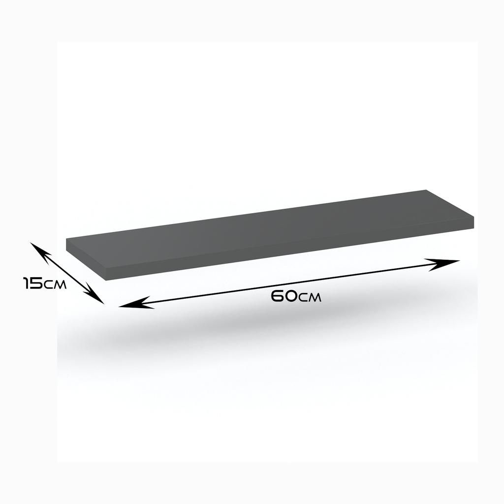LOFT GRAY HANGING BOOK SHELF 60 CM