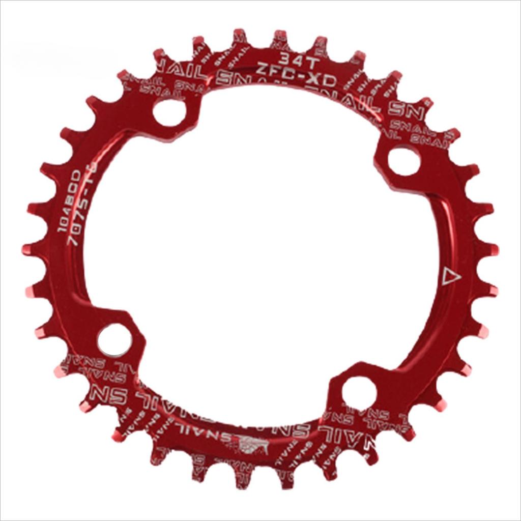 For Bicycle Bike Round/Oval 104BCD 32T 34T 36T 38T Narrow Wide Single Chainring