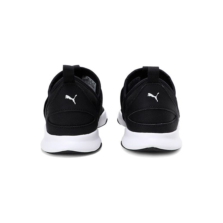 Puma Dare Comfortable Fabric Shock Absorption Durable Lightweight Low-Top Marathon Running Shoes Unisex sneaker Black Gray White 363699-01