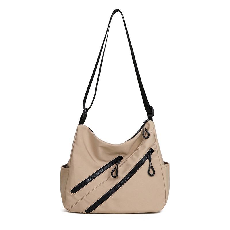 Simple and Unique Zipper Fashion Commuting Crossbody Single-shoulder Tote Bag