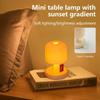 Západ slunce Noční světlo LED Stolní lampa Mini USB Dobíjecí Stolní Noční Stolek Ložnice Barová Místnost Dekorace Atmosféra Náladové světlo Minimalistické