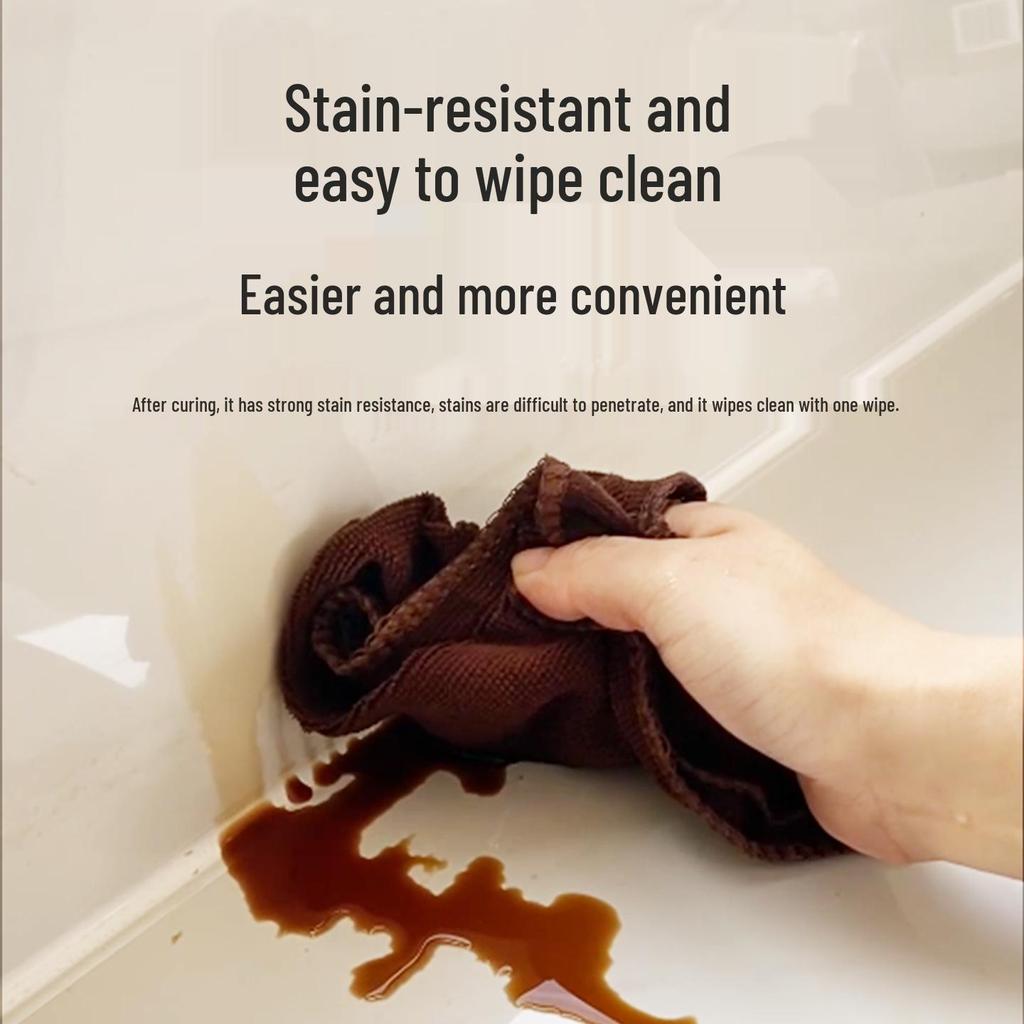 Waterproof Quick-Drying Glass Glue: Transparent, Mildew-Proof Sealant for Kitchen & Bathroom