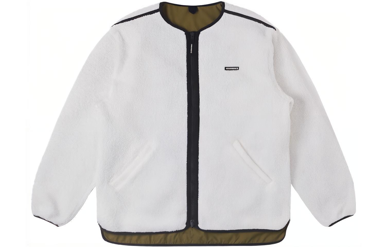 Converse Jackets Men s White Crew Neck Moderate Other 10025263-A02 XL