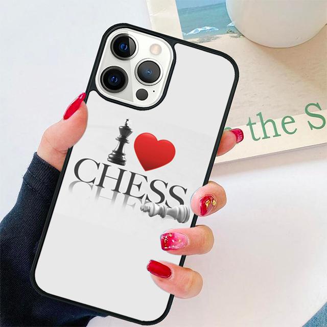 Schachbrett Muster Handyhülle Cover Für iPhone 17 Air 15 16 14 13 12 Pro Max 11 Pro Max Plus Hülle Shell