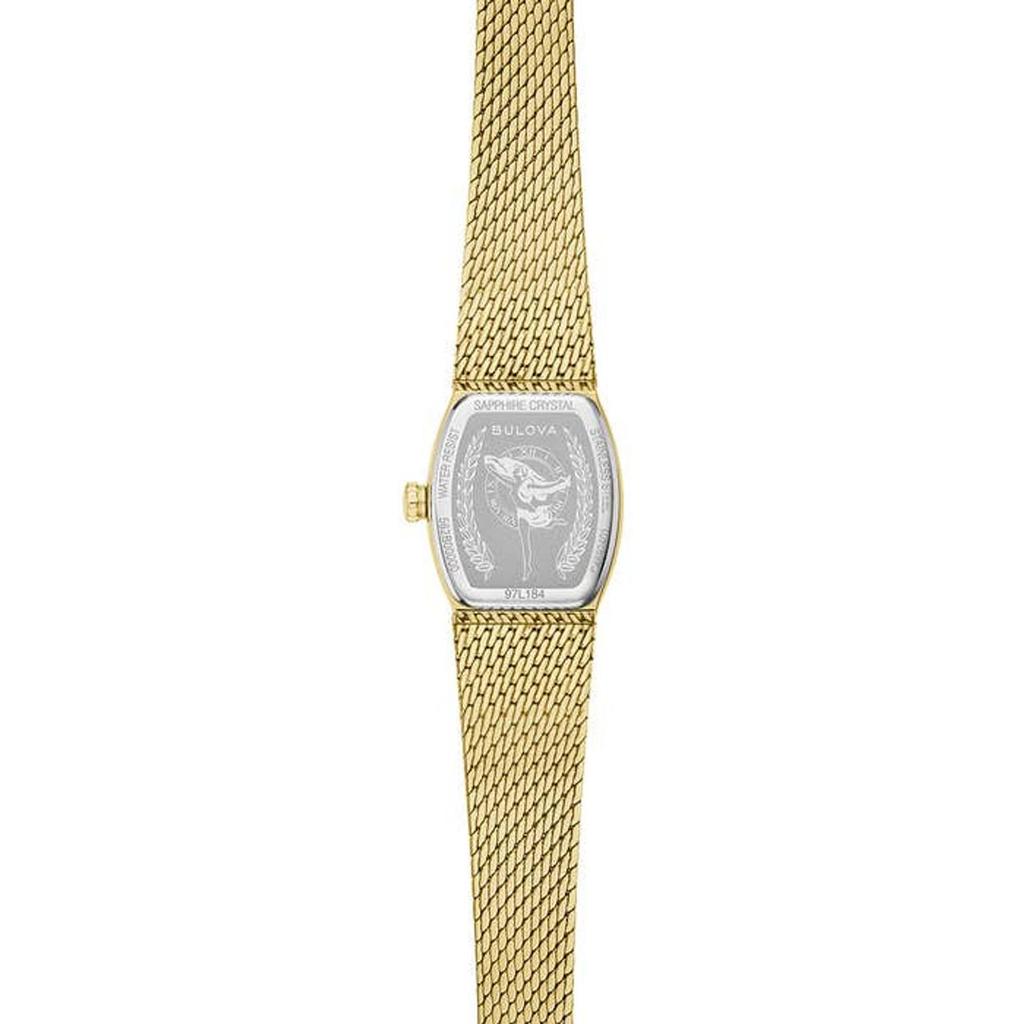 Bulova Classic Goddess of Time Green Dial Ladies Watch 97L184