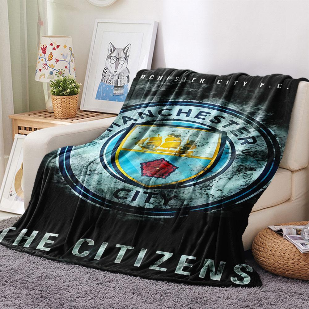 Coole MCFC Drucke Decke, Hohe Qualität, Bequem für Alle Jahreszeiten, Heimdekoration, Wärme und Komfort