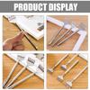 Mini Portable Back Massage Tool - Extendable & Adjustable Stainless Steel Handle for Personal Muscle Relaxation, Compact Design