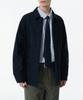 Musinsa Standard Back Satin Chore Jacket [Navy]