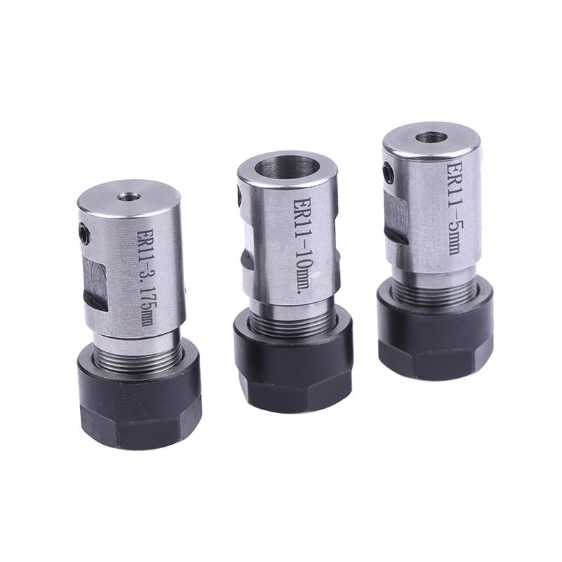 Er11 Chuck Spindle Motor Shaft Extension Rod Spindle Collet Lathe Tools Spindle Cutter Rod 3-10Mm Holder Inner