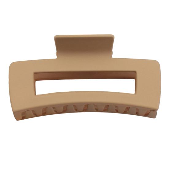 Hair Claw for Women, Frosted Rectangle Hair Clip, Hollow Design Back Head Hair Claw, Large Size Shark Hair Clip for Daily Wear Party Gathering Outing
