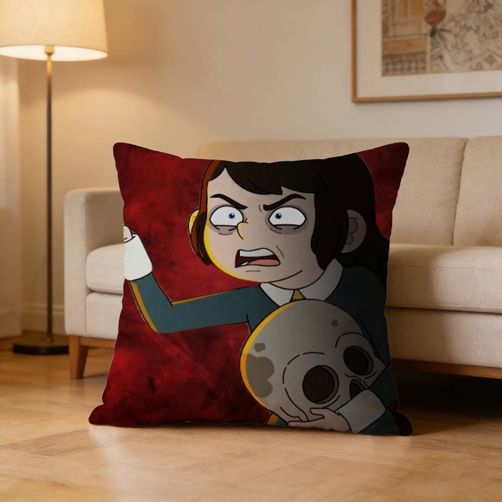 Abaddon H-Haunteds H-Hotel Pillow Case Pattern Printed Pillowcase For Living Room Sofa Cushion Cover