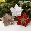 Christmas Flower Double-layer Sequined Magnolia Flower Christmas Decoration Simulation Christmas Tree Decoration