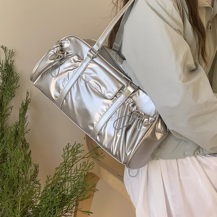 Large-capacity Nylon Underarm Bag, Fashionable and Versatile Travel Single-shoulder Bag, Hand-held Pillow Bag