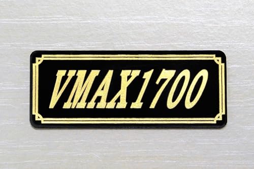 

QE-470-3 VMAX1700 Yamaha RP22J VP29 Reverse Vehicle Exterior Tank Custom Parts Black and Gold Original Sticker