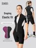 NUCKILY Damen Kurzarm Radtrikot und Shorts Set - Rennrad & Mountainbike Kleidung